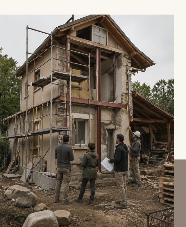 Реконструкция загородного дома под ключ в Новом Уренгое от бюро