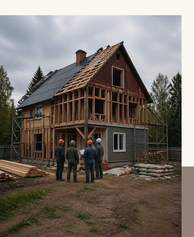 Реконструкция дачного дома в Новом Уренгое под ключ с проектом