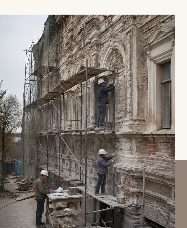 Реставрация объектов культурного наследия под ключ в Новом Уренгое